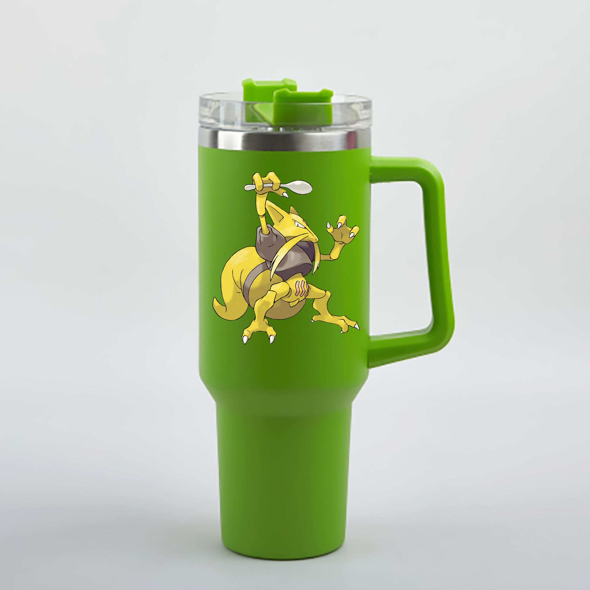 （画像用） ポケットモンスター Pokémon 1200mL車用タンブラー - クリスタルステッカー（プラスチックストロー付き）